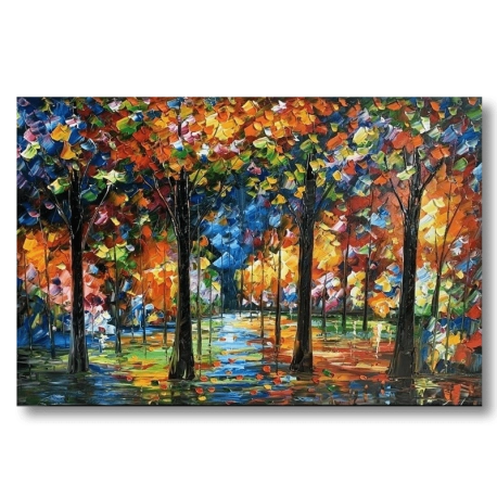 Tableau - Colorful Forest