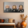 Tableau - Chimpanzee: No See, No Hear, No Speak