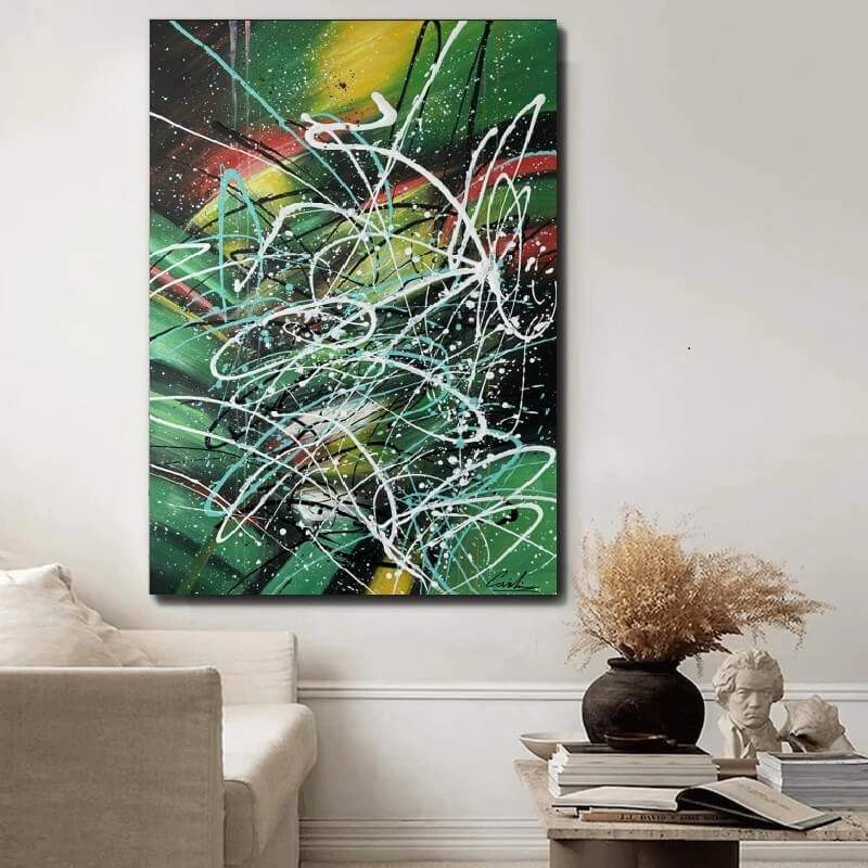 Tableau - Green Galaxy